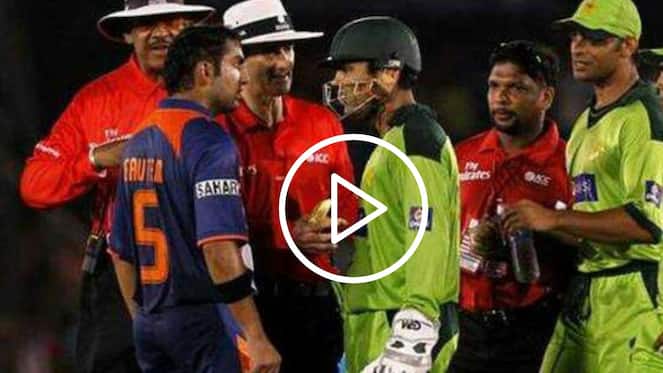 [Watch] When Gautam Gambhir Clashed with Kamran Akmal In Intense IND-PAK Asia Cup Game